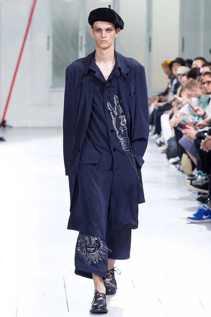 Yohji Yamamoto Pour Homme 20ss sun embroidery pants | Grailed