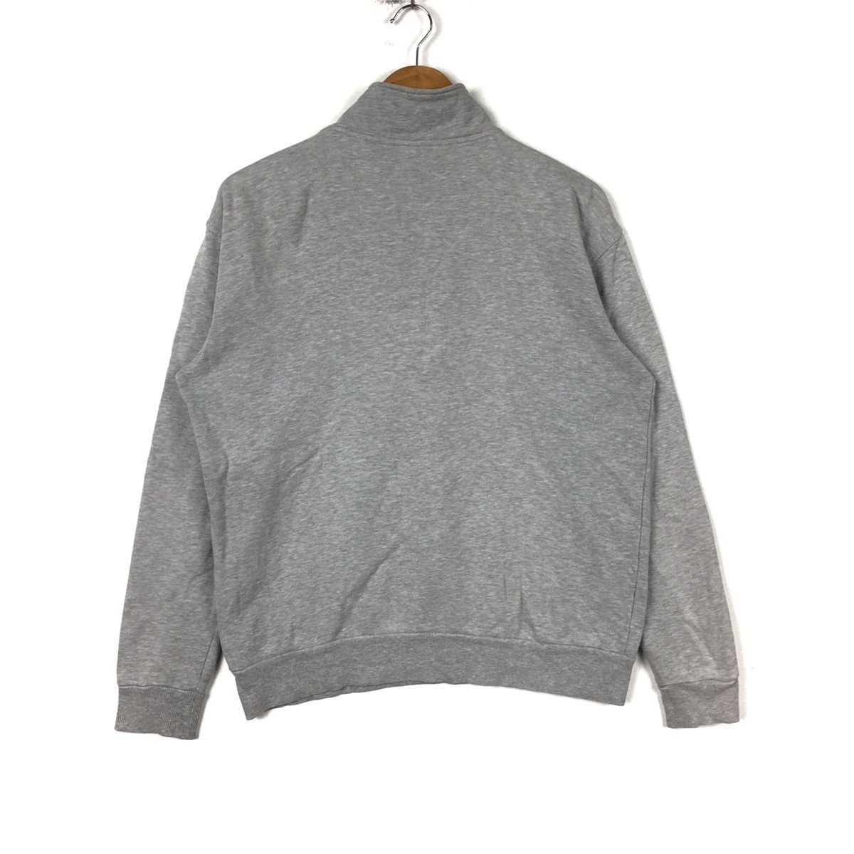 New Balance NEW BALANCE SPORT Half Zipper Embroidered Grey Sweatshirt Size US L / EU 52-54 / 3 - 4 Thumbnail