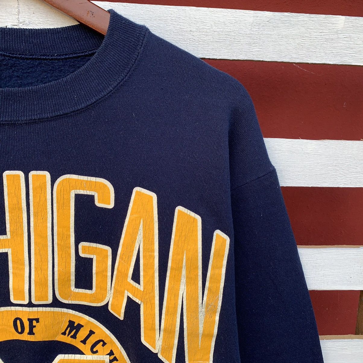 NCAA Vintage 90s Michigan University Wolverines Football Size S / US 4 / IT 40 - 4 Thumbnail
