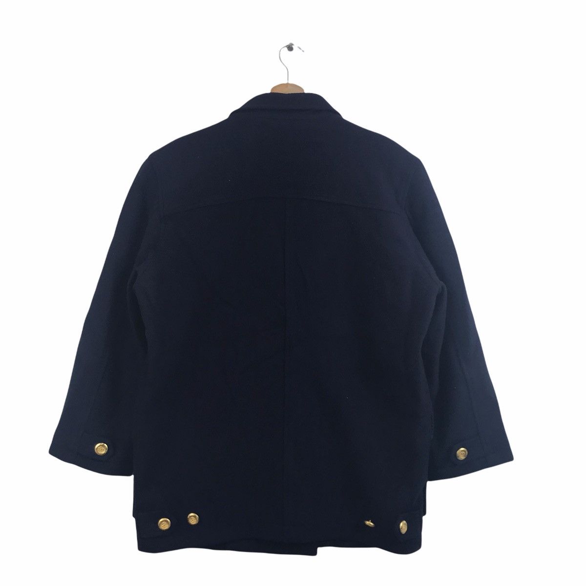 Japanese Brand ATTRIBIS Overprint Japanese Brand Blue Black Coat Size US M / EU 48-50 / 2 - 2 Thumbnail