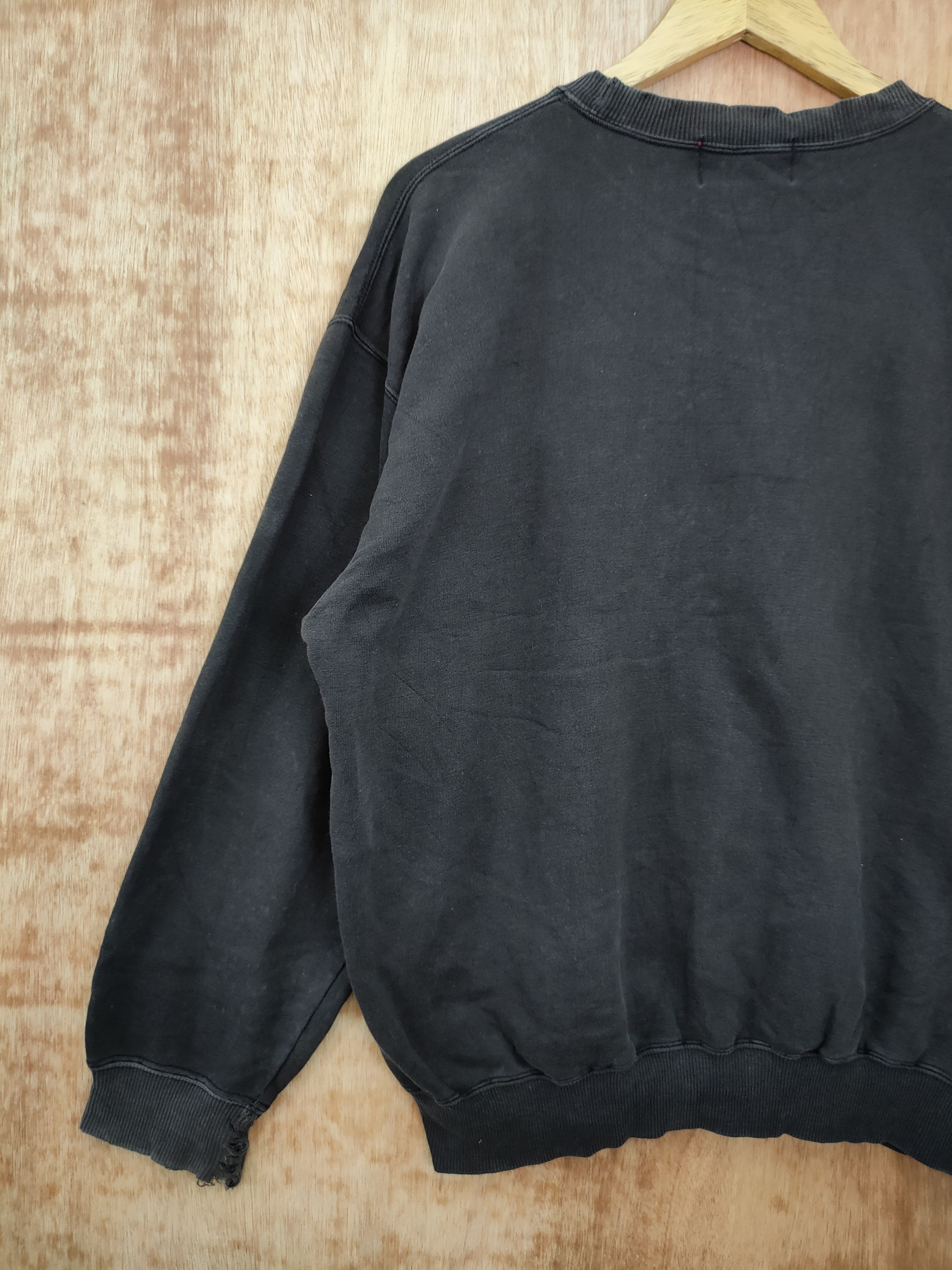 Converse Converse faded big logo vintage thrashed sweatshirt #435DL Size US L / EU 52-54 / 3 - 9 Thumbnail