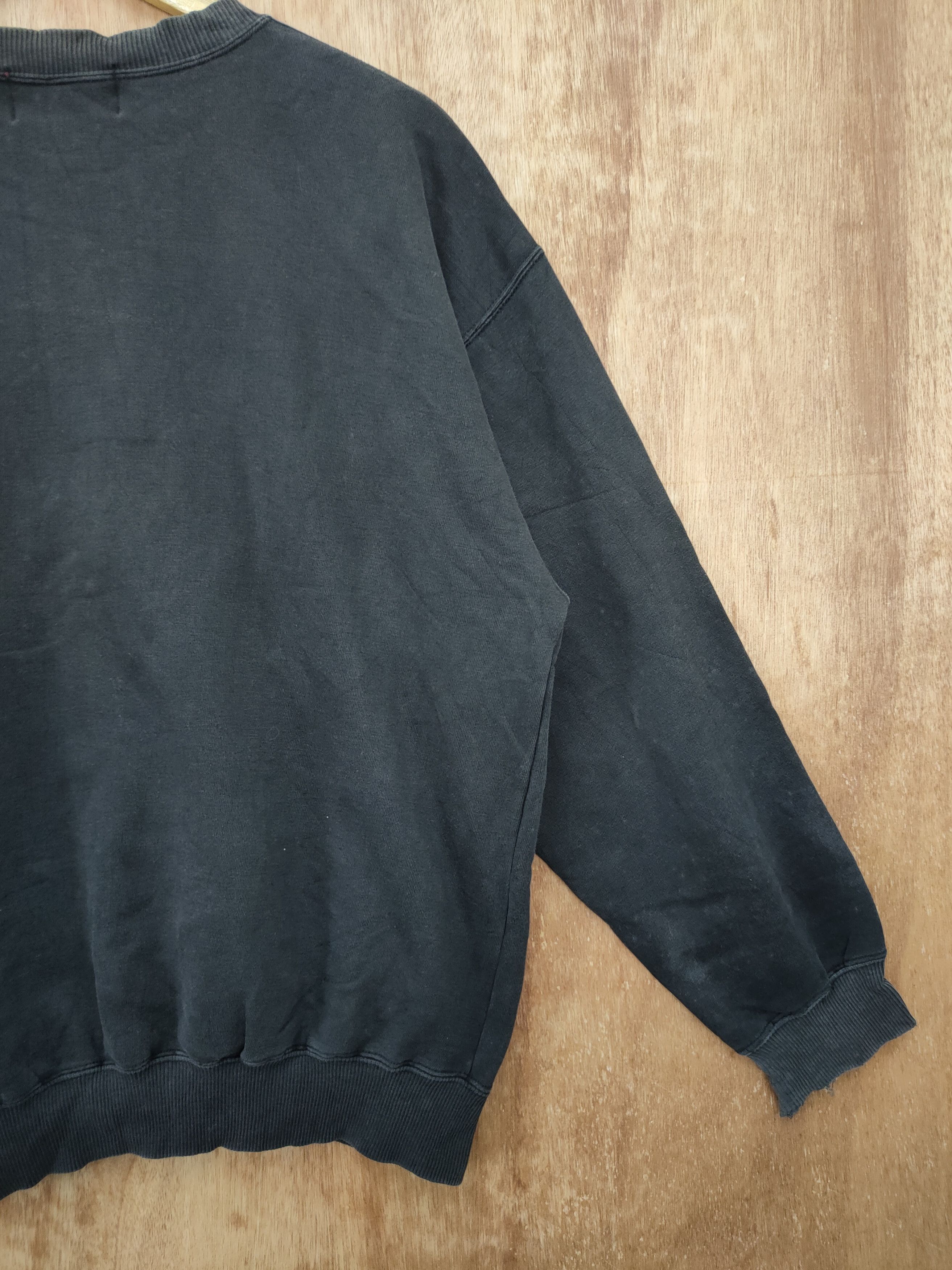Converse Converse faded big logo vintage thrashed sweatshirt #435DL Size US L / EU 52-54 / 3 - 10 Thumbnail