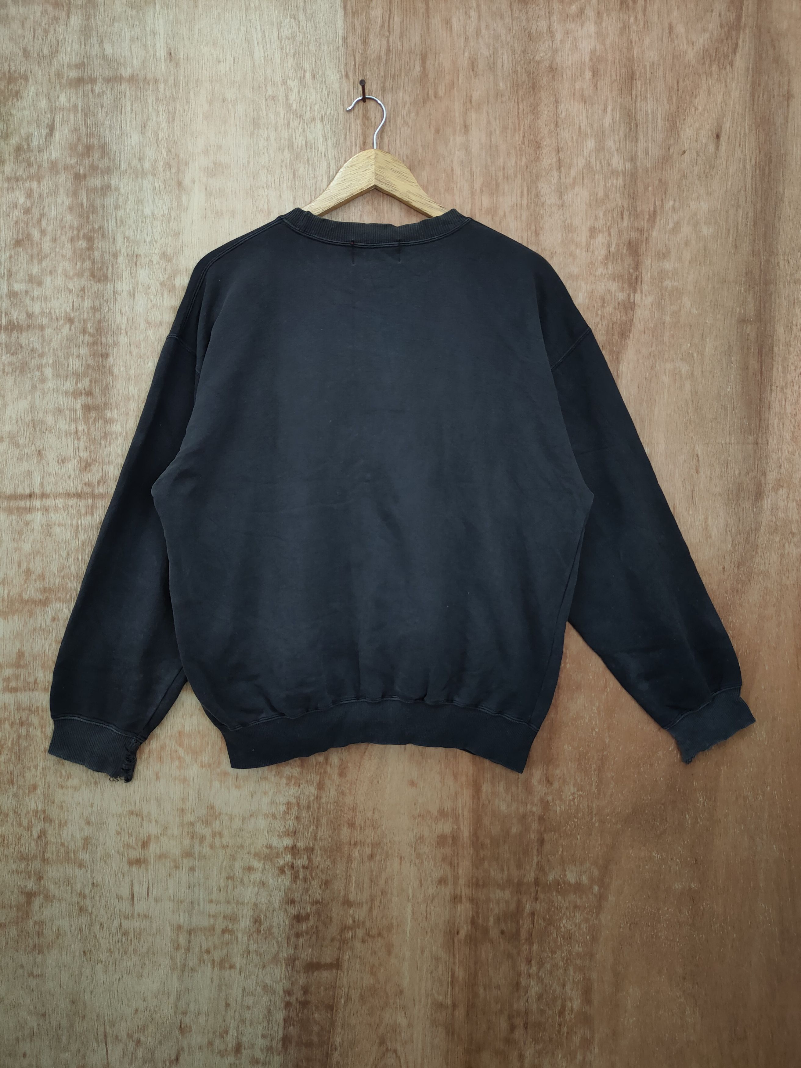 Converse Converse faded big logo vintage thrashed sweatshirt #435DL Size US L / EU 52-54 / 3 - 8 Thumbnail