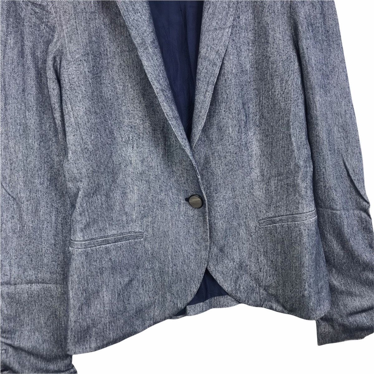 Zara ZARA BASIC Blue Blazer Coat Jacket Size US M / EU 48-50 / 2 - 5 Thumbnail