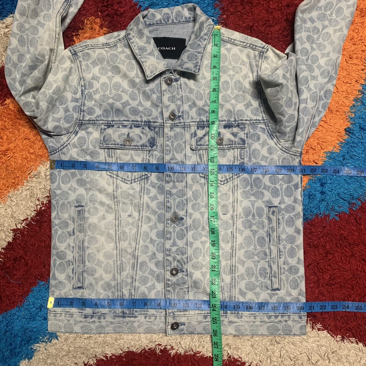Coach COACH SINGNATURE MONOGRAM LOGO DENIM JACKET Size US M / EU 48-50 / 2 - 18 Thumbnail