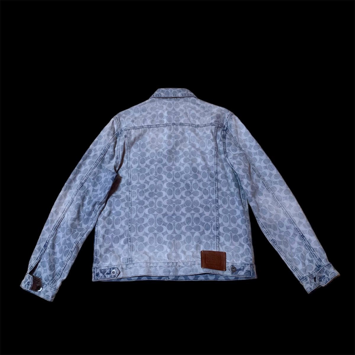 Coach COACH SINGNATURE MONOGRAM LOGO DENIM JACKET Size US M / EU 48-50 / 2 - 4 Thumbnail