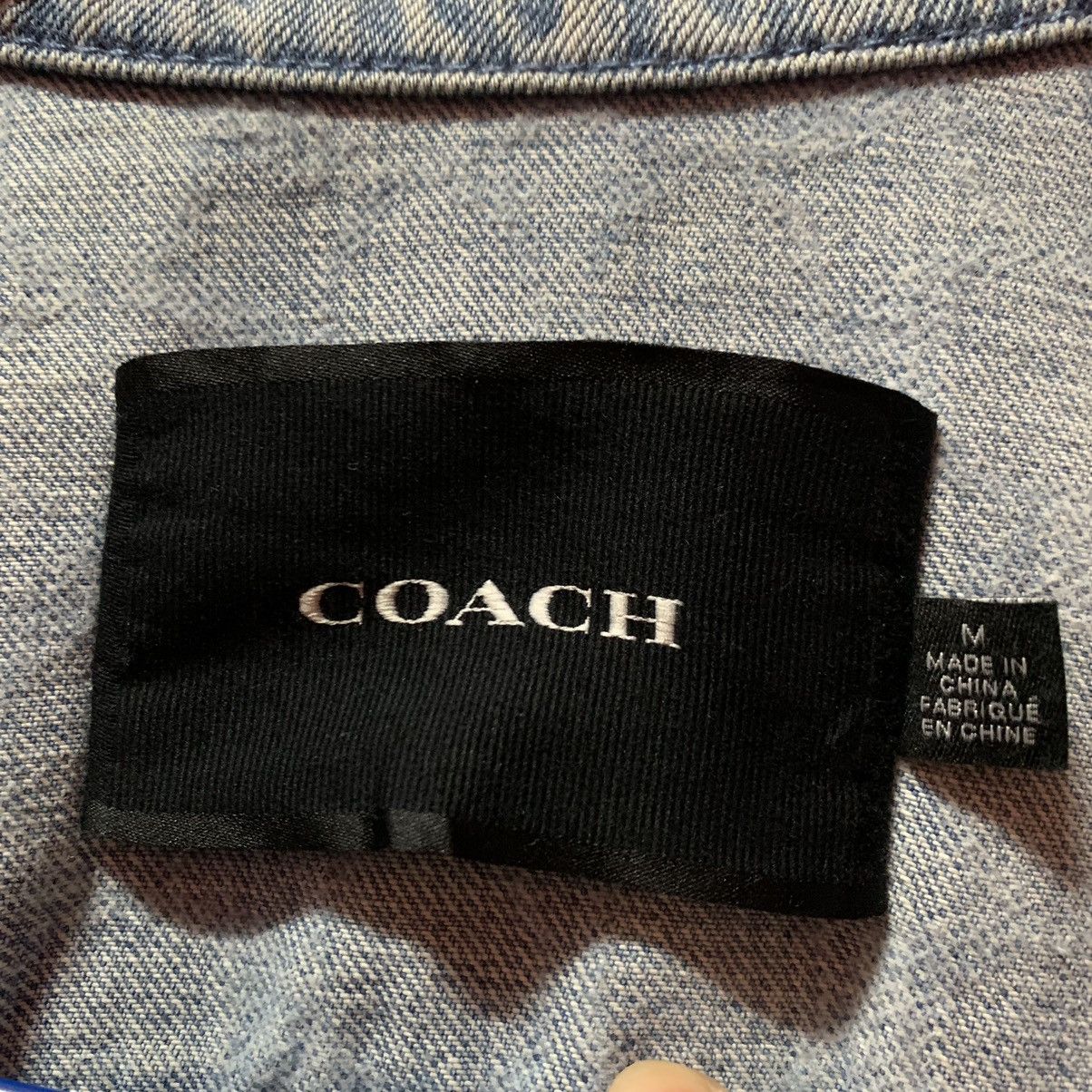 Coach COACH SINGNATURE MONOGRAM LOGO DENIM JACKET Size US M / EU 48-50 / 2 - 16 Thumbnail