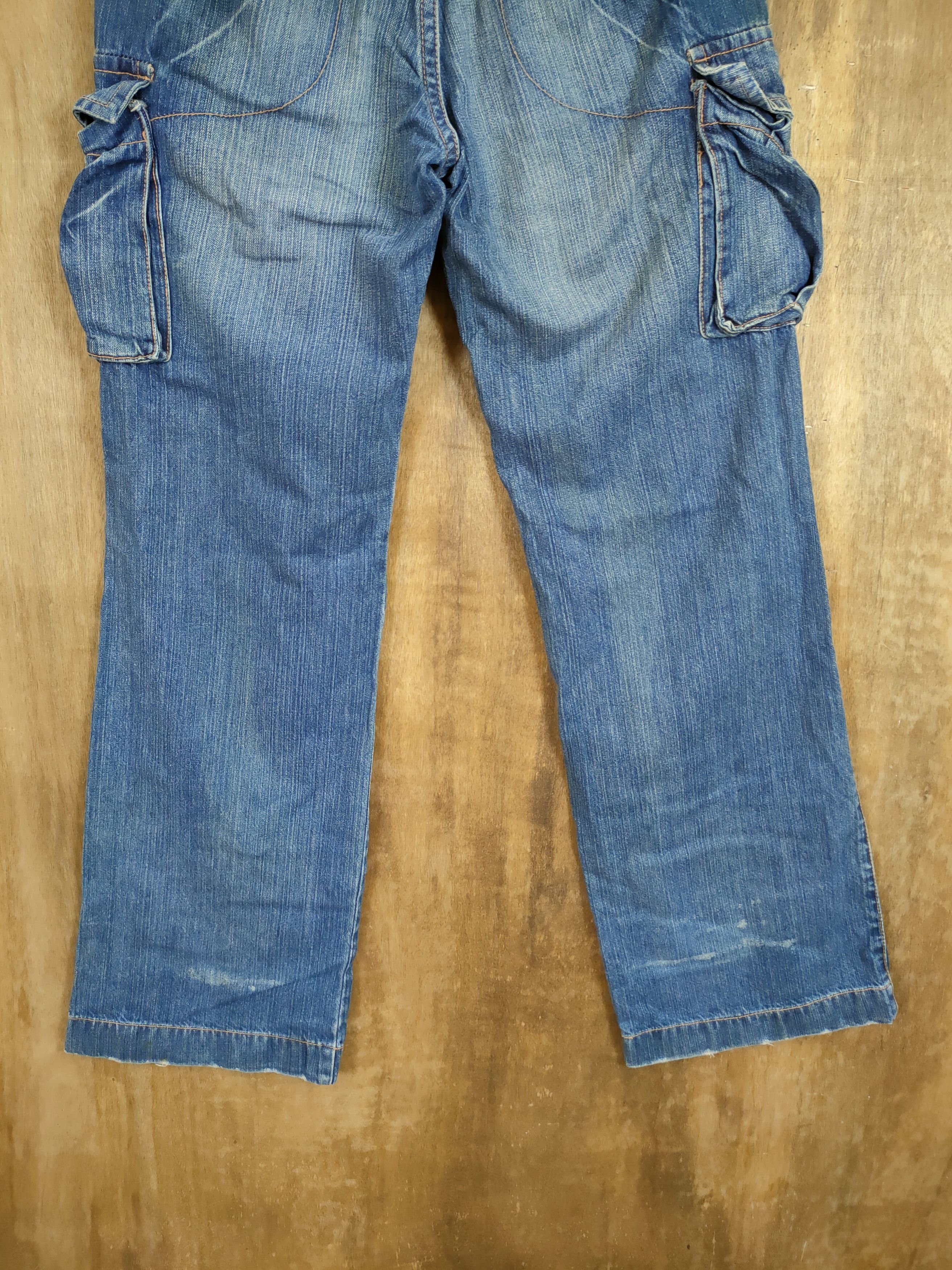 Japanese Brand DL Janudecer denim multi pocket tactical cargo pants #46-797 Size US 31 - 9 Thumbnail