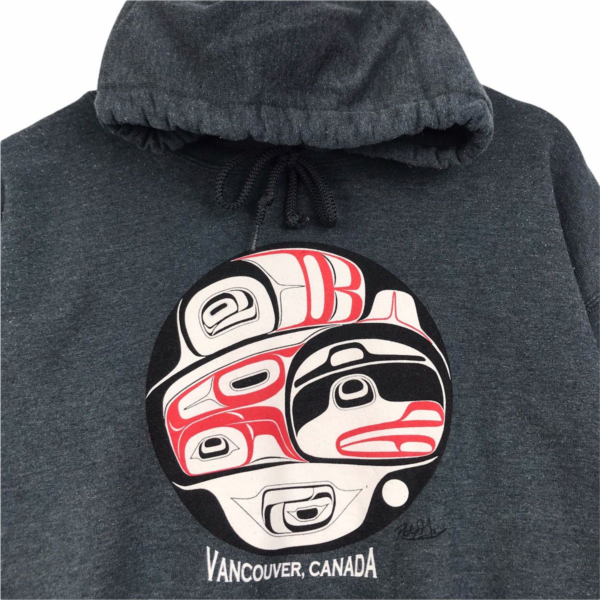 Vintage VANCOUVER CANADA FOOTBALL Grey Hoodie Size US M / EU 48-50 / 2 - 5 Thumbnail