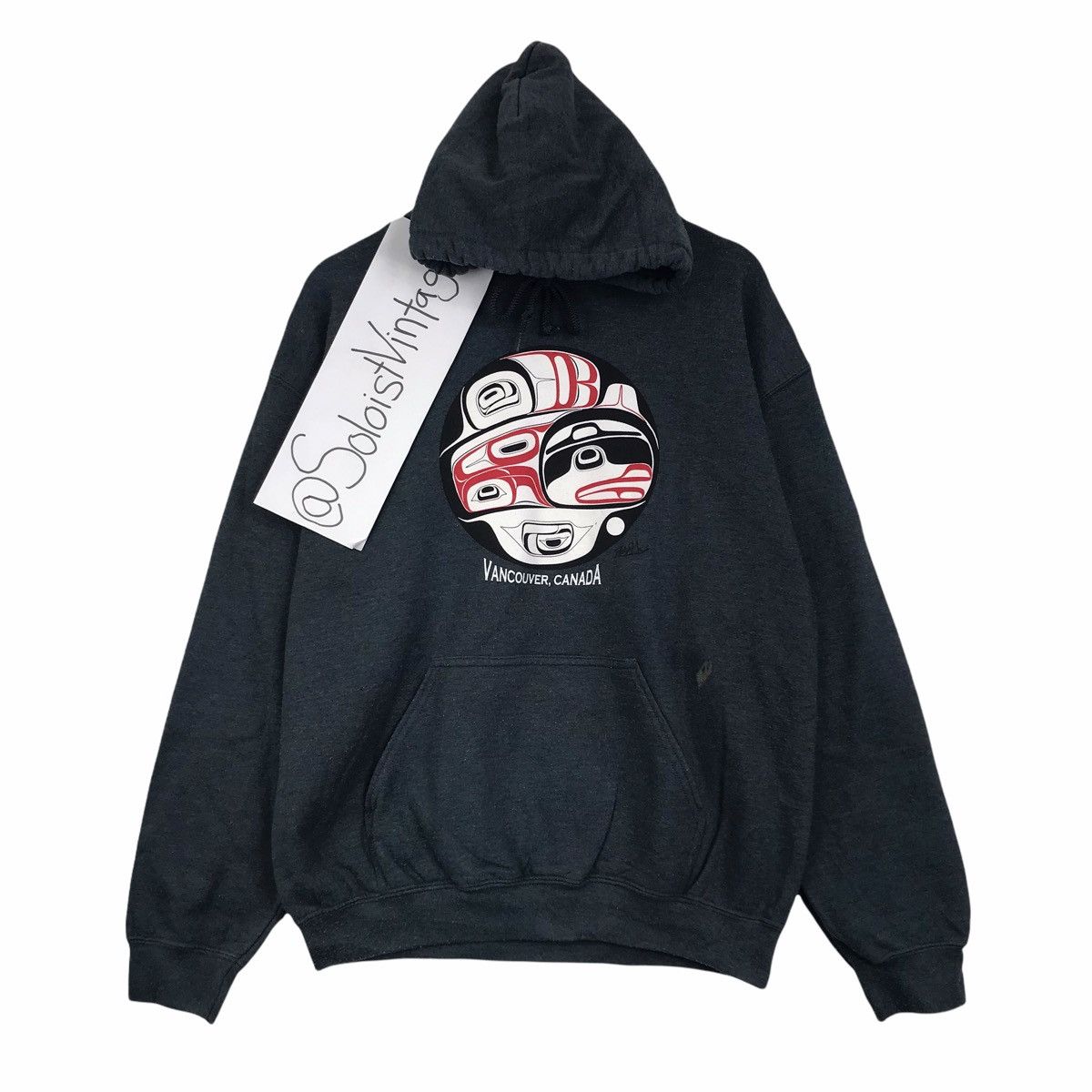 Vintage VANCOUVER CANADA FOOTBALL Grey Hoodie Size US M / EU 48-50 / 2 - 1 Thumbnail