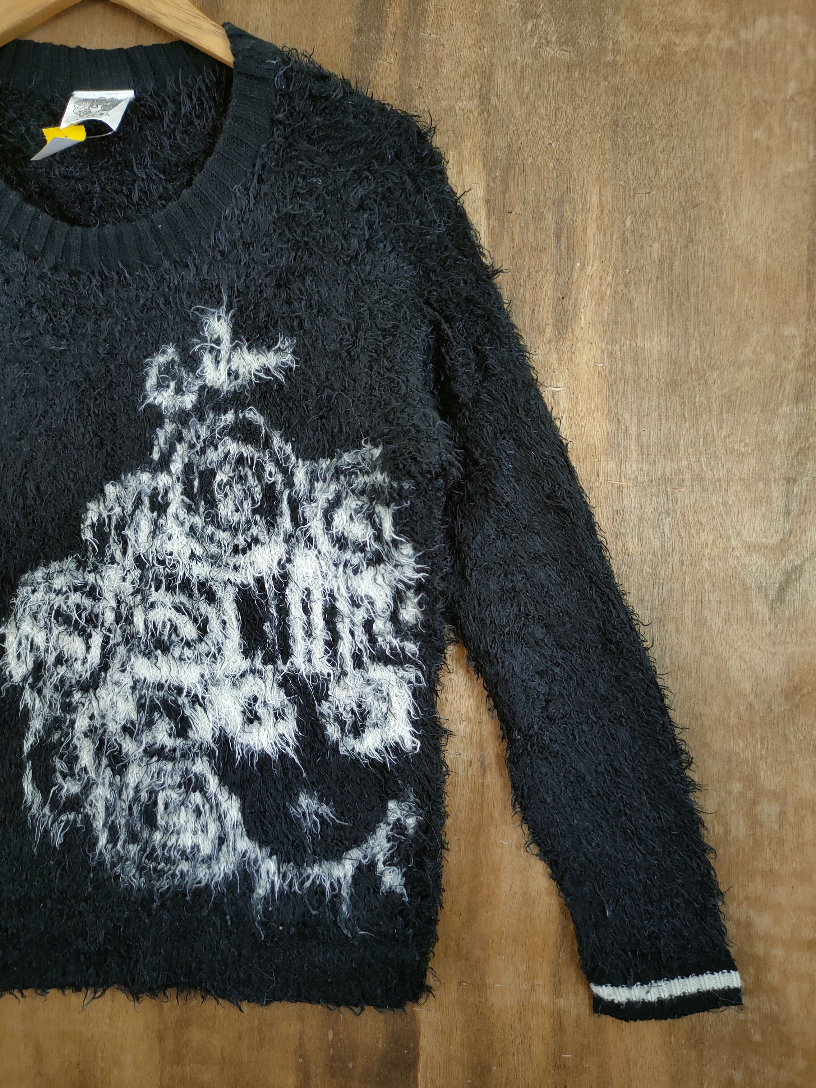 Homespun Knitwear D Scolar mohair soft fur shag shaggy knitwear #46-1024 Size M / US 6-8 / IT 42-44 - 3 Thumbnail