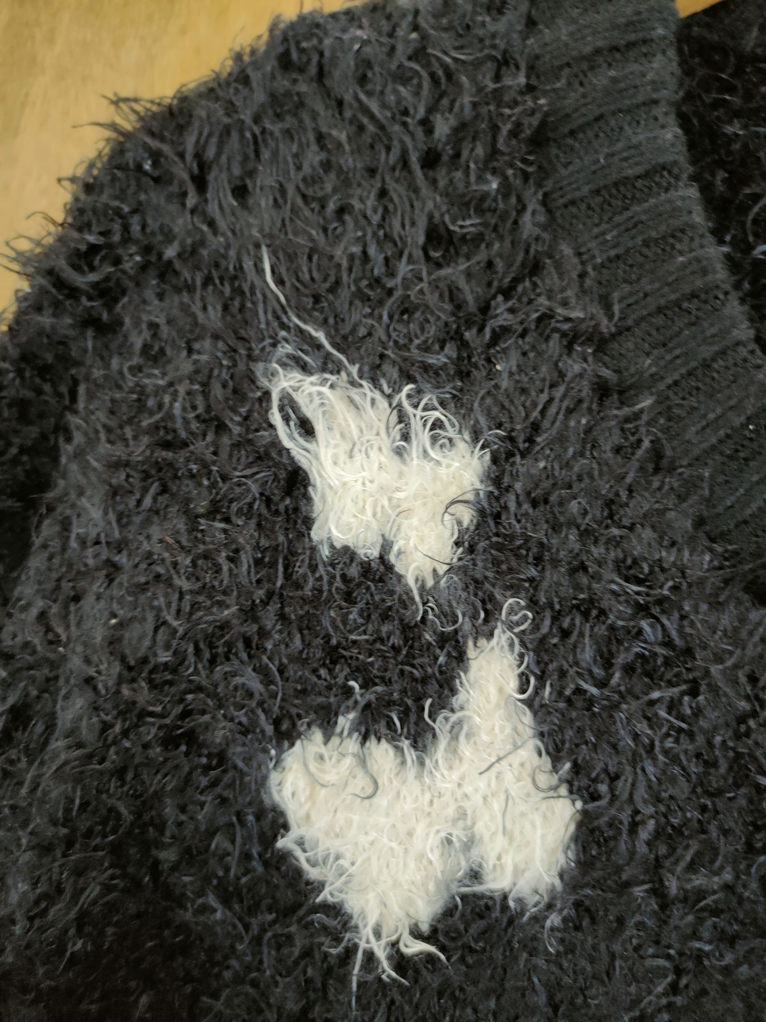 Homespun Knitwear D Scolar mohair soft fur shag shaggy knitwear #46-1024 Size M / US 6-8 / IT 42-44 - 4 Thumbnail
