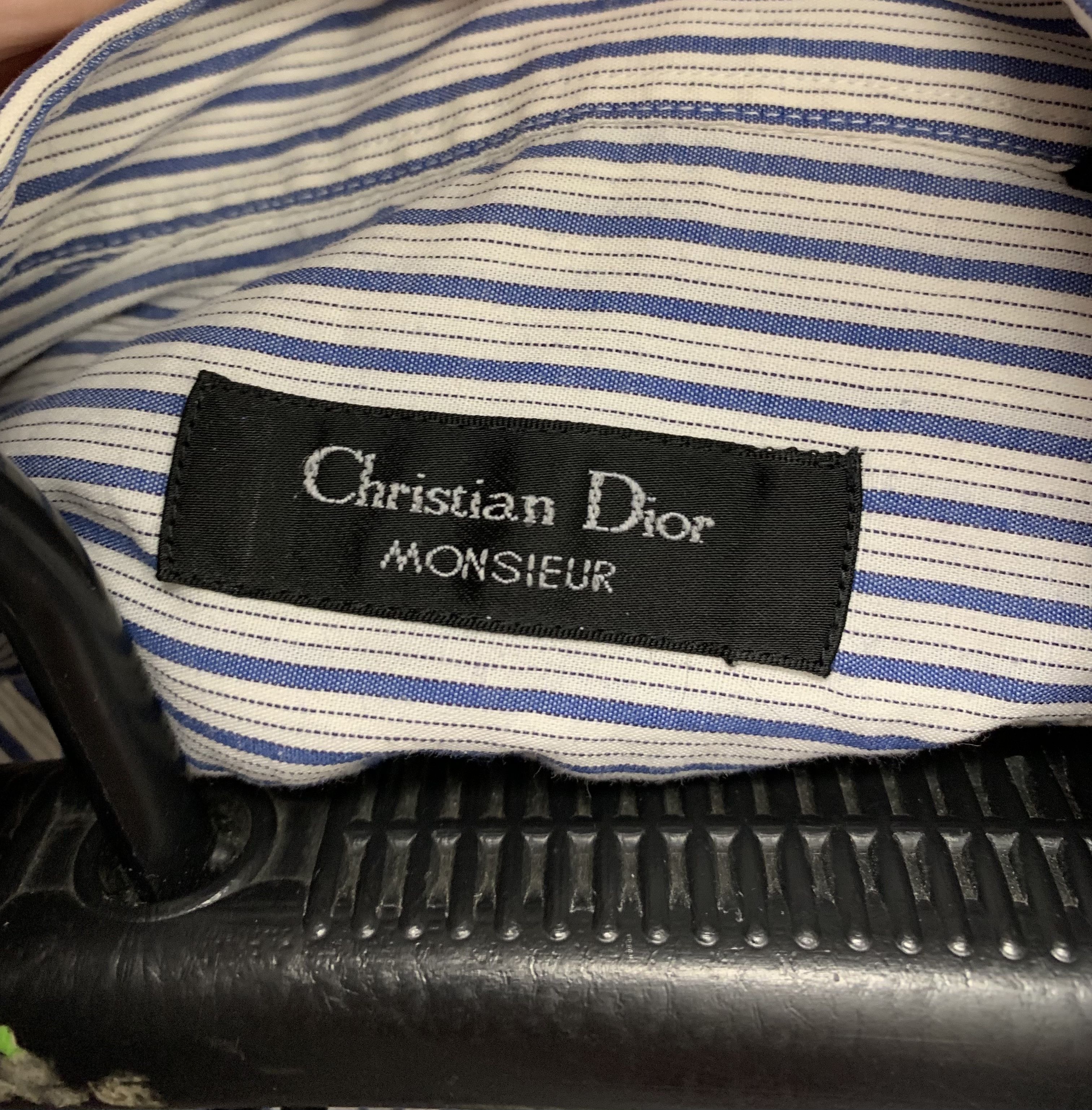 Christian Dior Monsieur Christian Dior longsleeve shirt logo in pocket L size Size US L / EU 52-54 / 3 - 3 Thumbnail