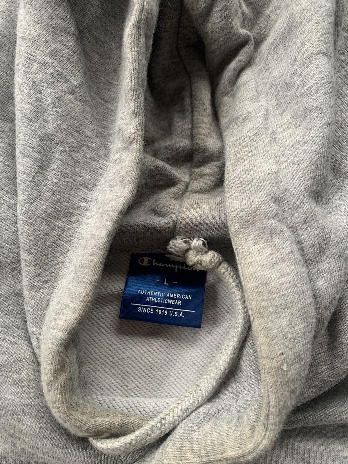Champion Champion Essential Grey Hoodie Size US L / EU 52-54 / 3 - 4 Thumbnail