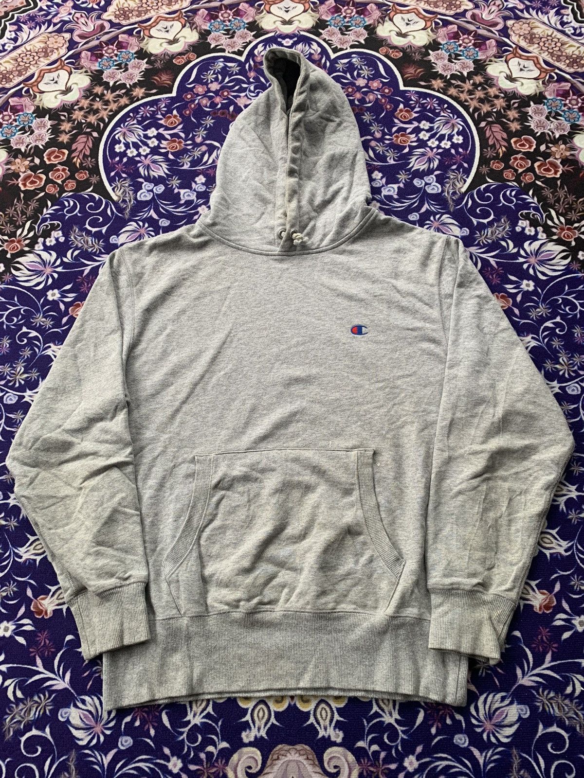 Champion Champion Essential Grey Hoodie Size US L / EU 52-54 / 3 - 1 Thumbnail