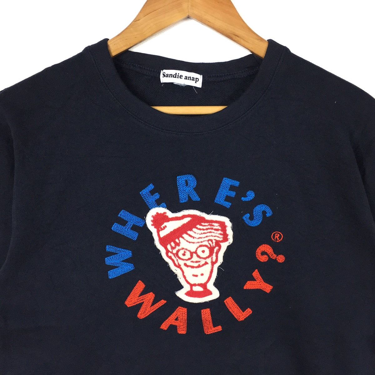 Vintage WHERE’S WALLY? Cartoon Book Puzzle Black Sweatshirt Size US M / EU 48-50 / 2 - 2 Thumbnail