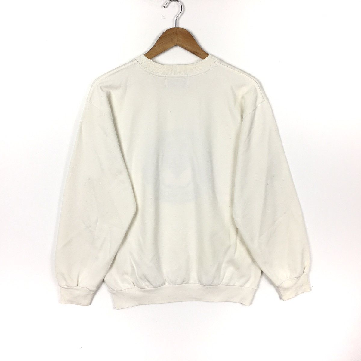Vintage BIG SANTA Captain Santa Outdoor Sweden White Sweatshirt Size US XL / EU 56 / 4 - 4 Thumbnail