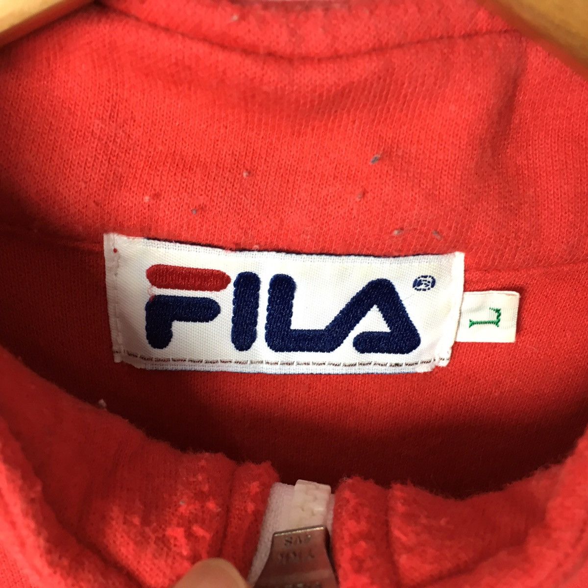 Fila FILA SPORT Color Block Multi Color Sportswear Red Sweatshirt Size US L / EU 52-54 / 3 - 3 Thumbnail