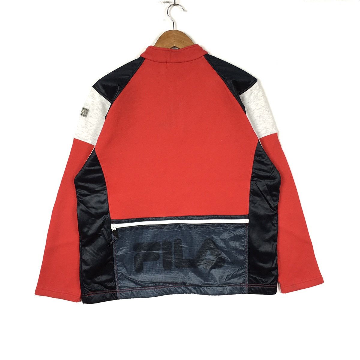 Fila FILA SPORT Color Block Multi Color Sportswear Red Sweatshirt Size US L / EU 52-54 / 3 - 4 Thumbnail