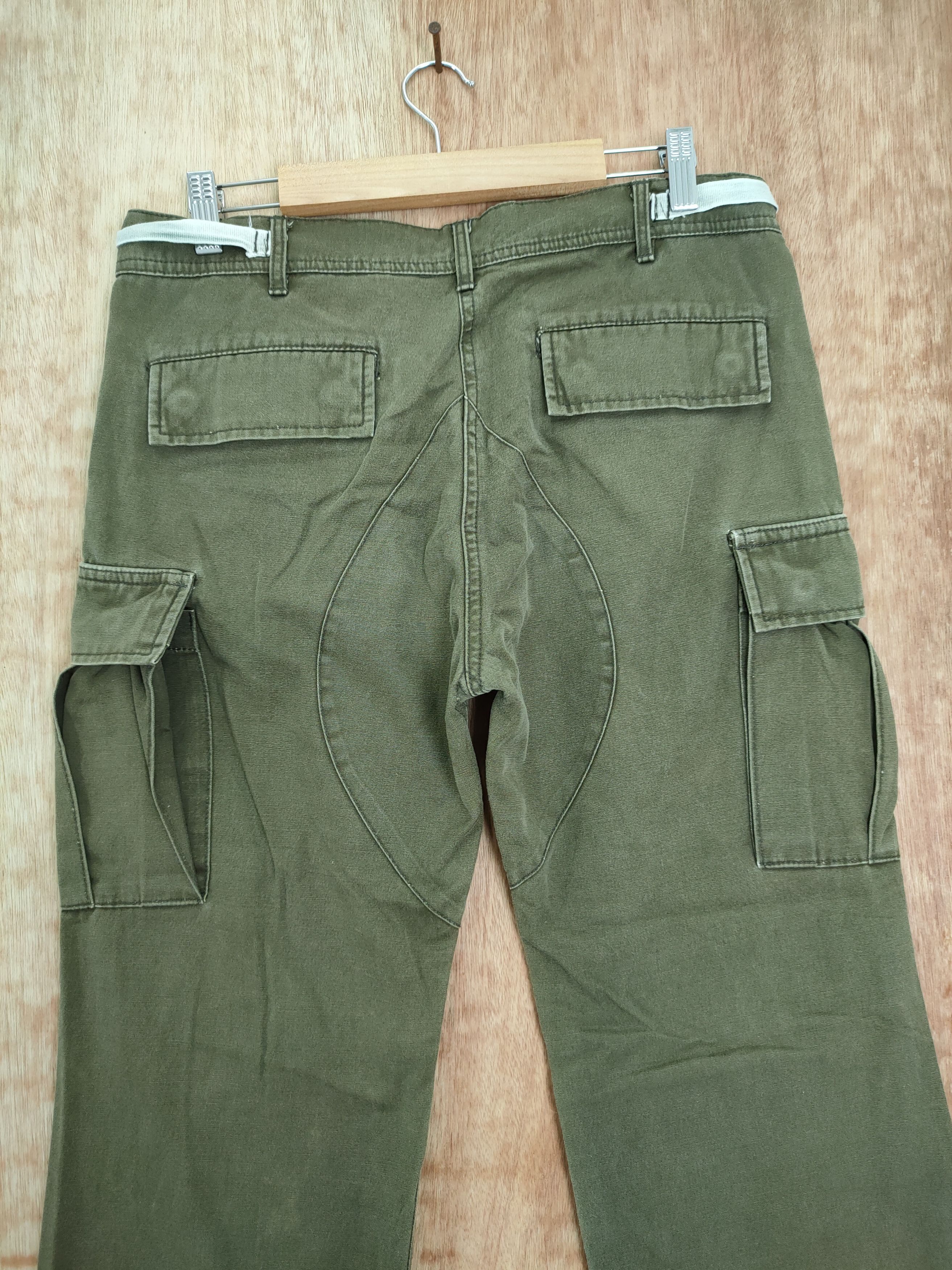 Japanese Brand DLL Closed Up green vintage cargo pants streetwear #733 Size US 30 / EU 46 - 7 Thumbnail