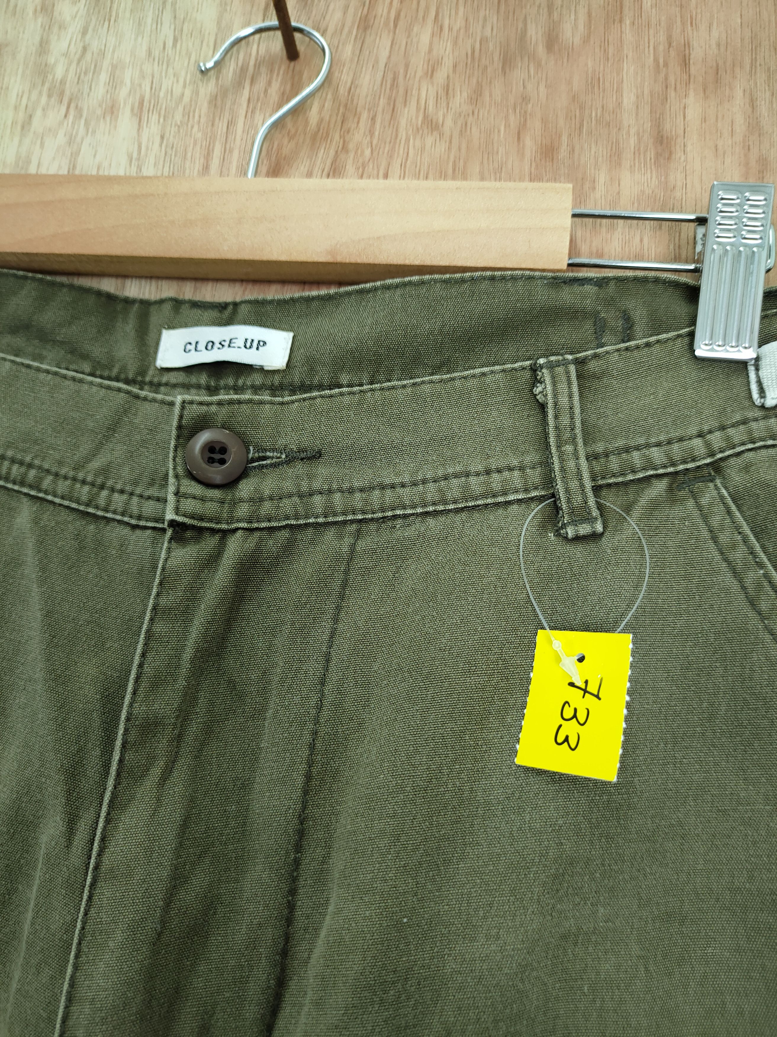 Japanese Brand DLL Closed Up green vintage cargo pants streetwear #733 Size US 30 / EU 46 - 4 Thumbnail