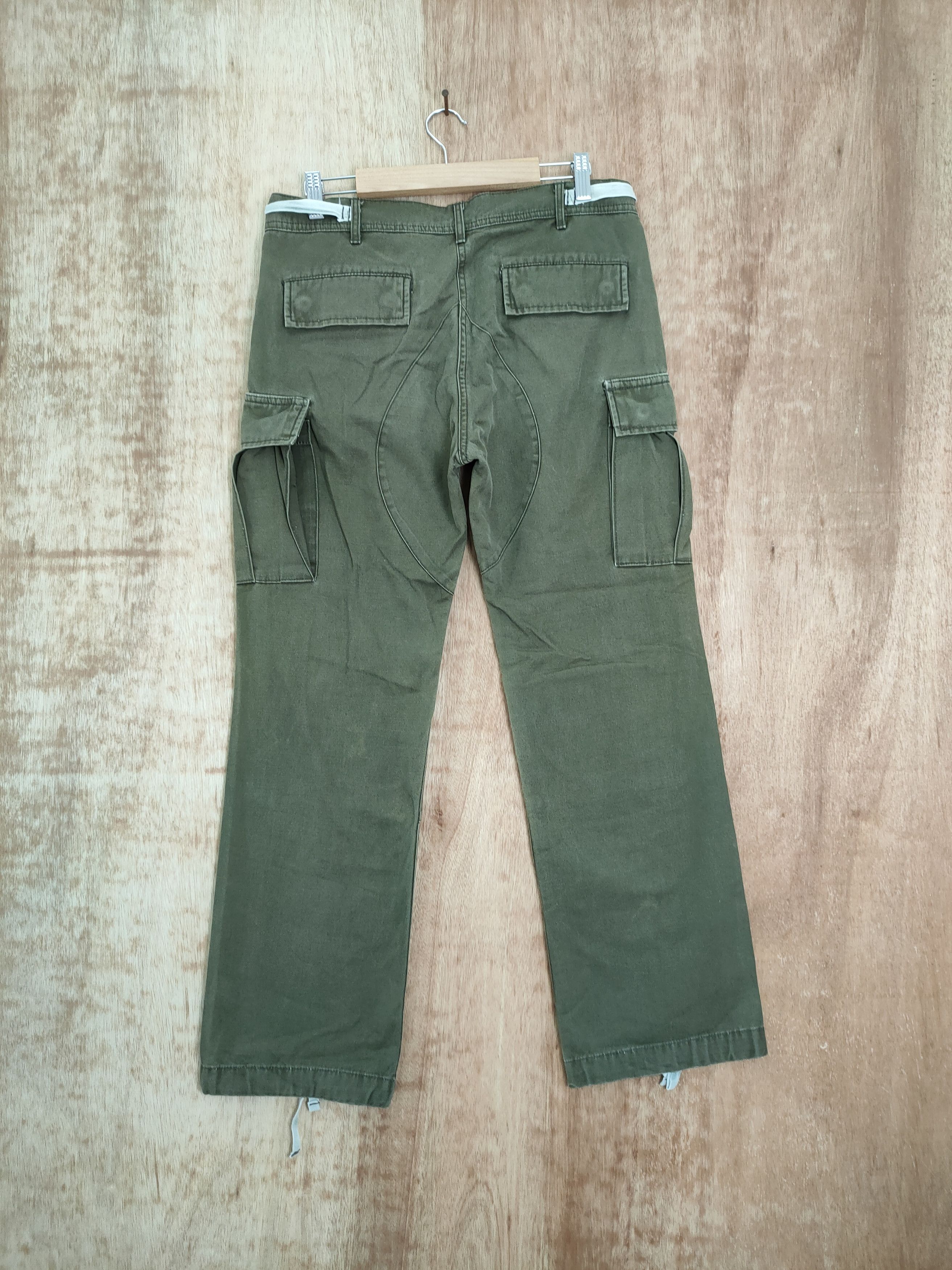 Japanese Brand DLL Closed Up green vintage cargo pants streetwear #733 Size US 30 / EU 46 - 5 Thumbnail