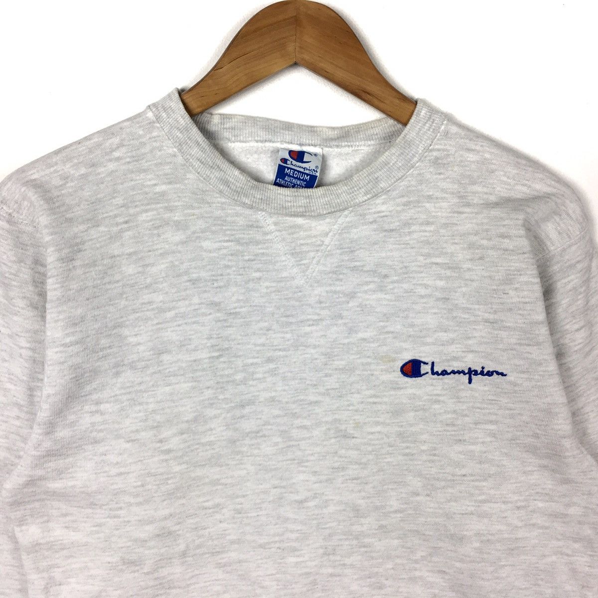 Champion Vintage CHAMPION SCRIPT USA Small Logo Sportswear Grey Size US M / EU 48-50 / 2 - 2 Thumbnail