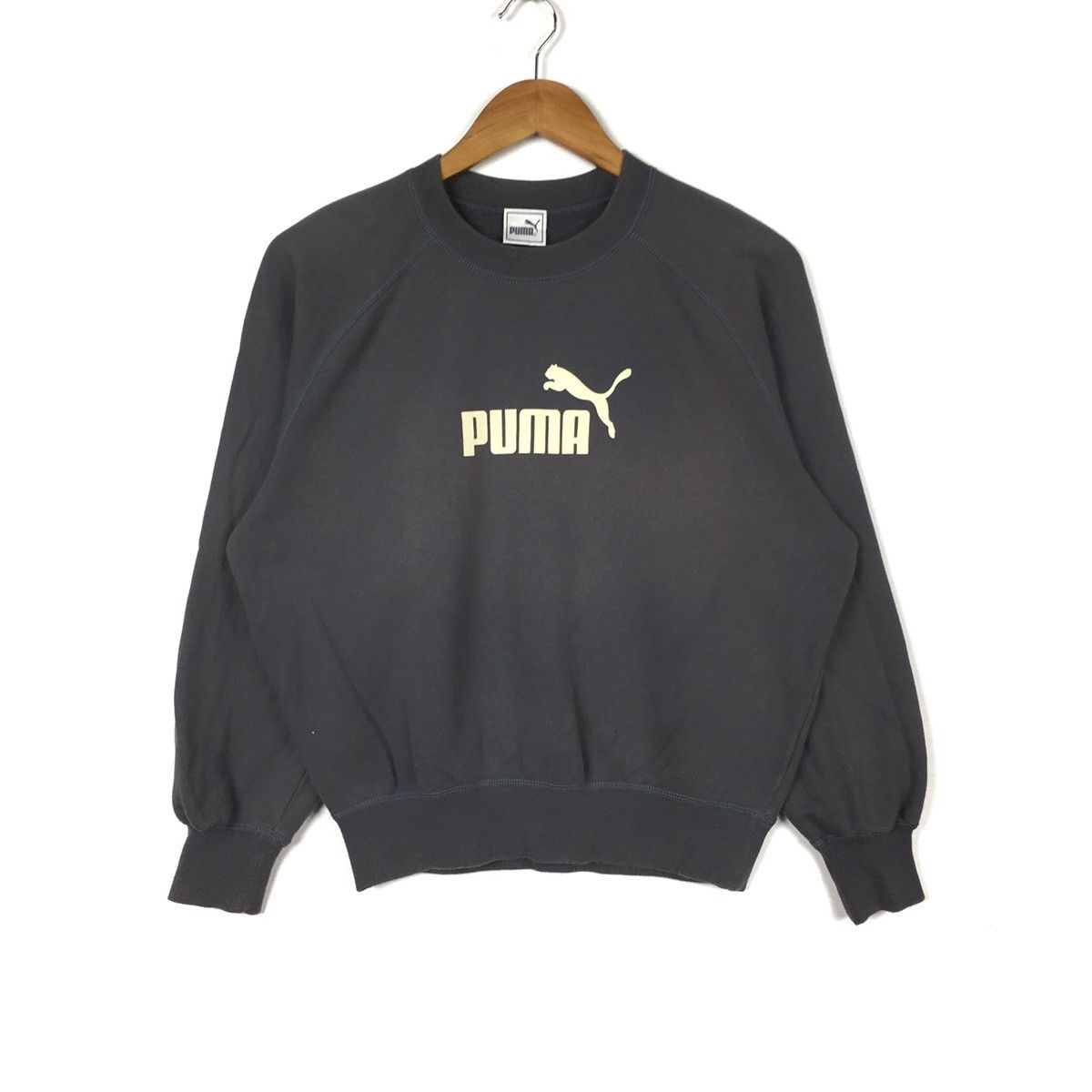 Puma PUMA SPORT Big Print Sportswear Grey Sweatshirt Size US L / EU 52-54 / 3 - 1 Thumbnail