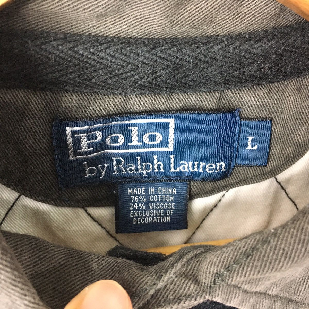 Polo Ralph Lauren POLO By RALPH LAUREN Rlpc Black Collar Sweatshirt Size US L / EU 52-54 / 3 - 4 Thumbnail