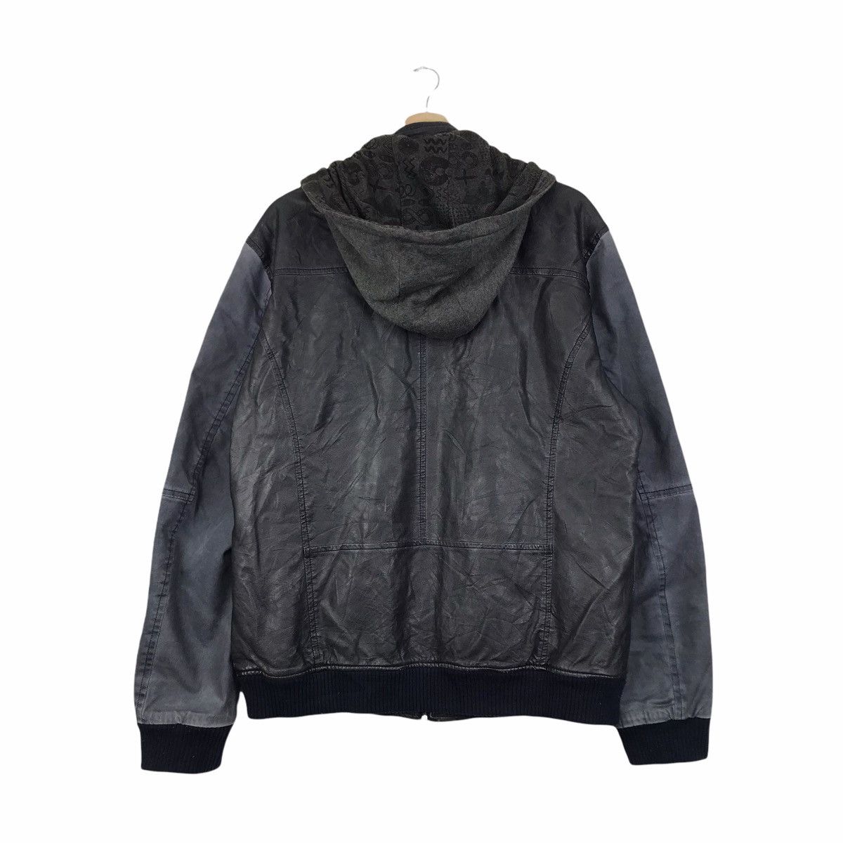Desigual DESIGUAL MAN Spanish Leather Wax Polyester Hoodie Size US XL / EU 56 / 4 - 2 Thumbnail