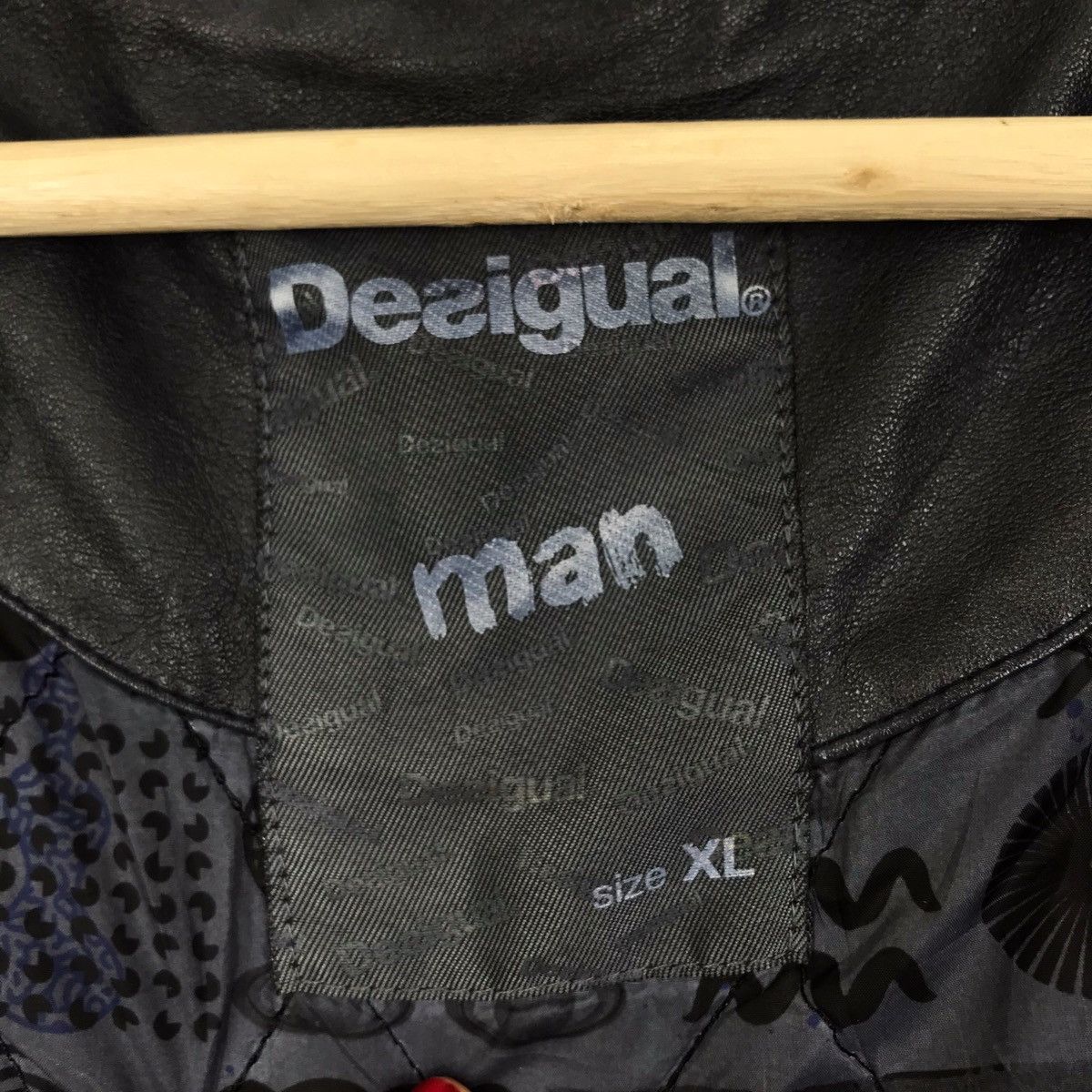 Desigual DESIGUAL MAN Spanish Leather Wax Polyester Hoodie Size US XL / EU 56 / 4 - 4 Thumbnail