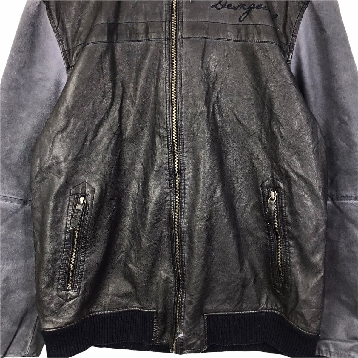 Desigual DESIGUAL MAN Spanish Leather Wax Polyester Hoodie Size US XL / EU 56 / 4 - 7 Thumbnail