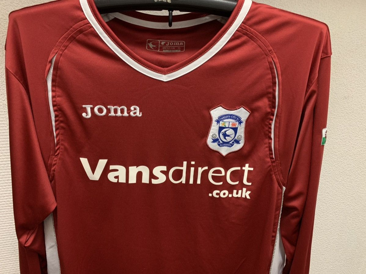 Joma Cardiff city soccer jersey longsleeve Wales Xl sz Size US XL / EU 56 / 4 - 2 Thumbnail