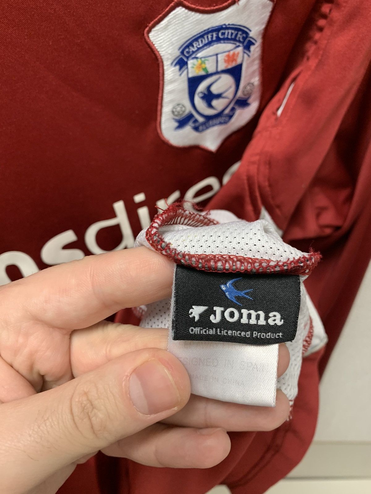 Joma Cardiff city soccer jersey longsleeve Wales Xl sz Size US XL / EU 56 / 4 - 6 Thumbnail