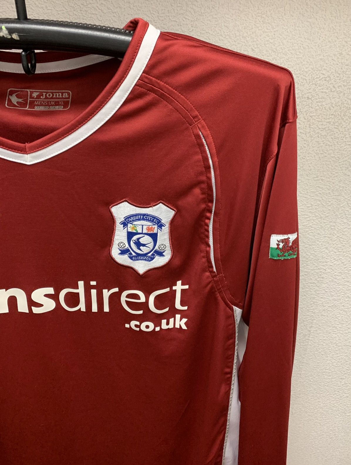 Joma Cardiff city soccer jersey longsleeve Wales Xl sz Size US XL / EU 56 / 4 - 3 Thumbnail