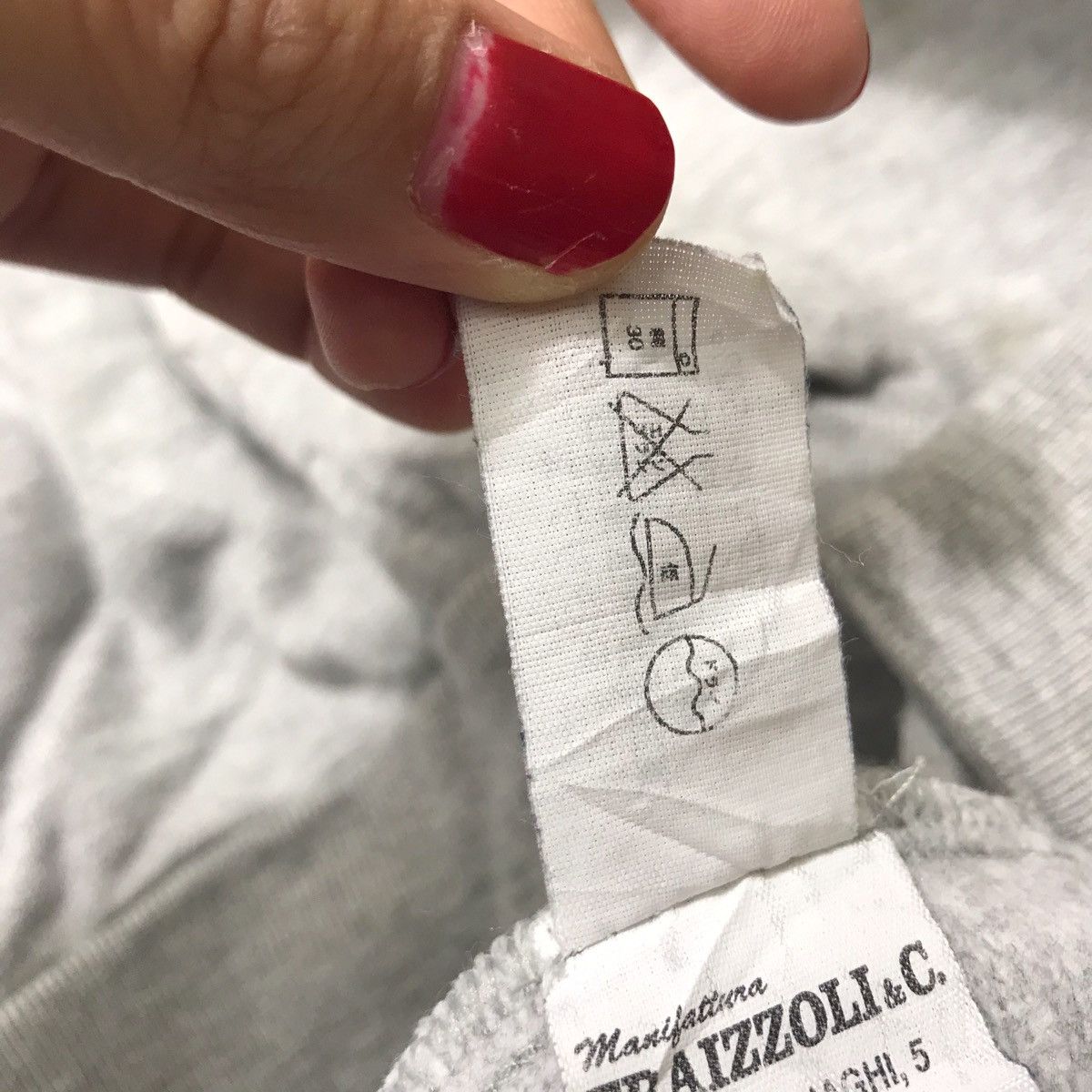 Vintage FRAIZZOLI FZZI Italian Designer Grey Sweater Sweatshirt Size US M / EU 48-50 / 2 - 6 Thumbnail