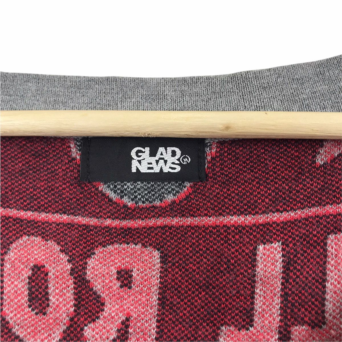 Japanese Brand ROCK AND ROLL Lips Over Print Grey Long Sweatshirt Size US XL / EU 56 / 4 - 4 Thumbnail