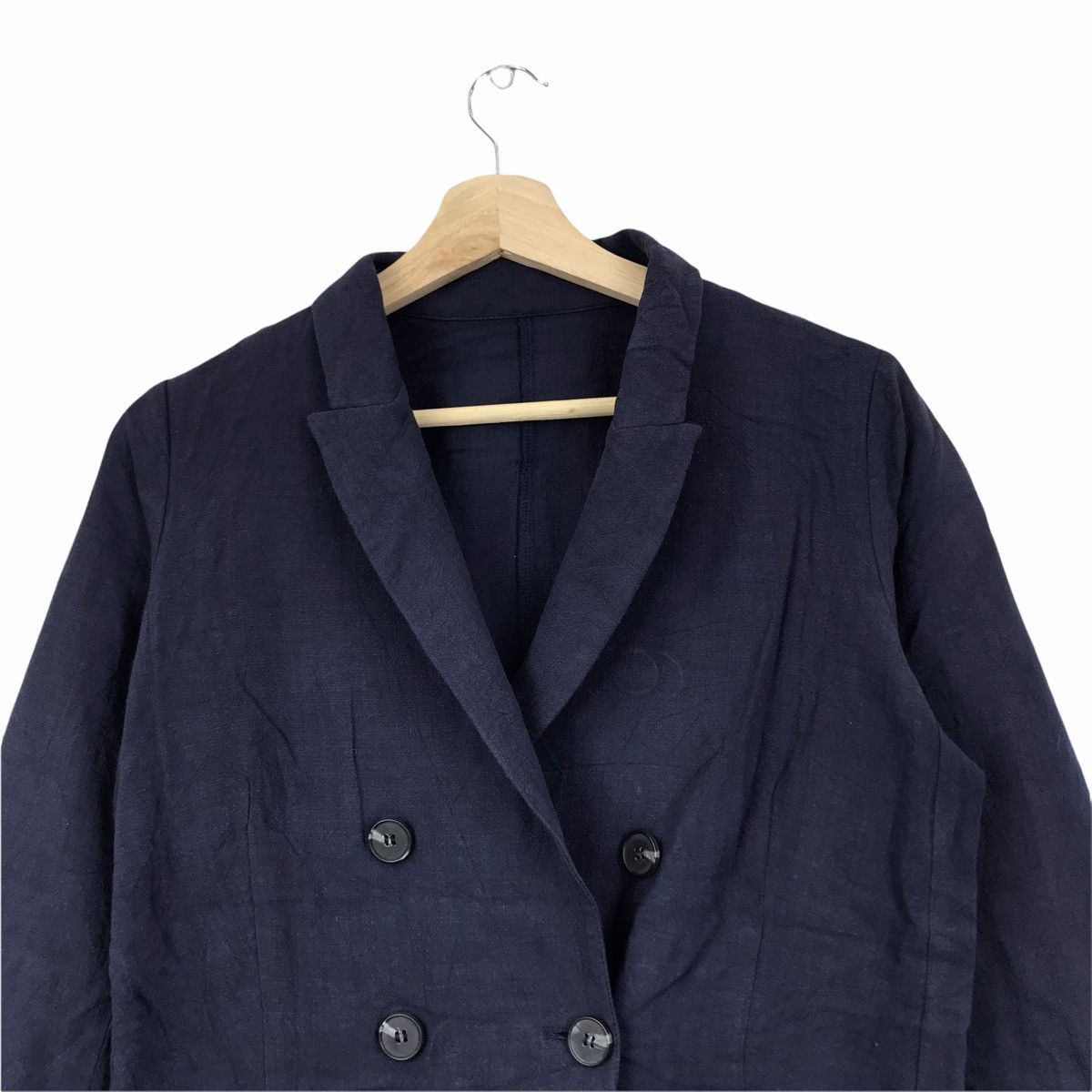 Japanese Brand TITIVATE CLOTHING Japanese Brand Blue Cotton Blazer Coat Size US M / EU 48-50 / 2 - 3 Thumbnail