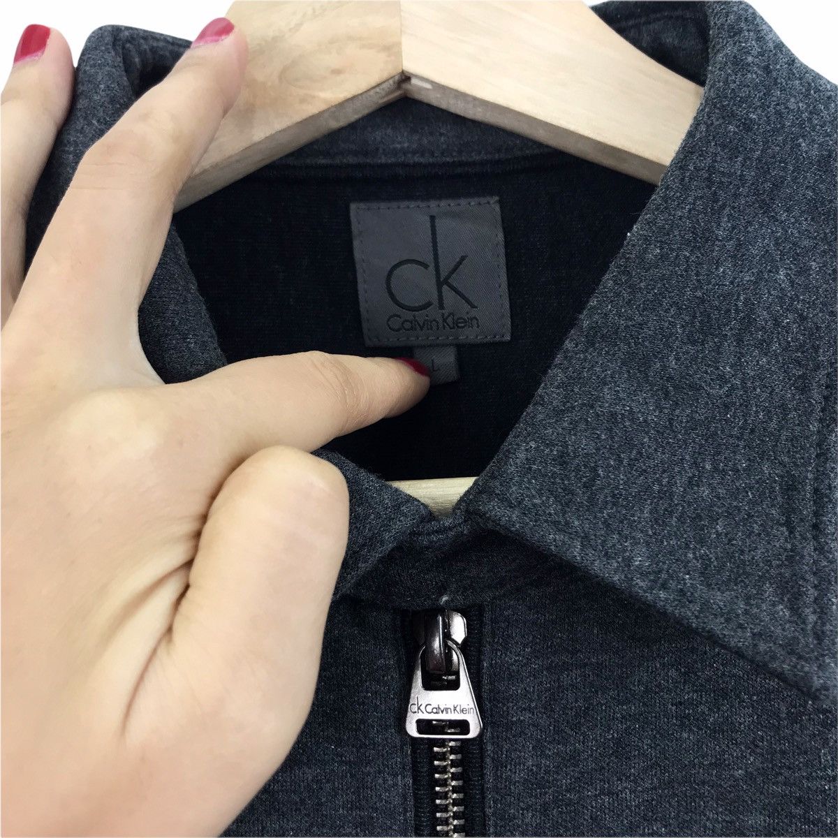 Calvin Klein CALVIN KLEIN CK Full Zipper Jacket Size US L / EU 52-54 / 3 - 4 Thumbnail