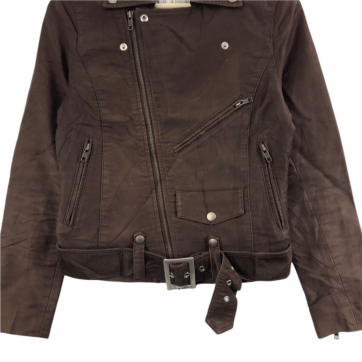 Other BLANC VIMES Double Collar Japan Perfecto Biker Jacket Size US XS / EU 42 / 0 - 5 Thumbnail