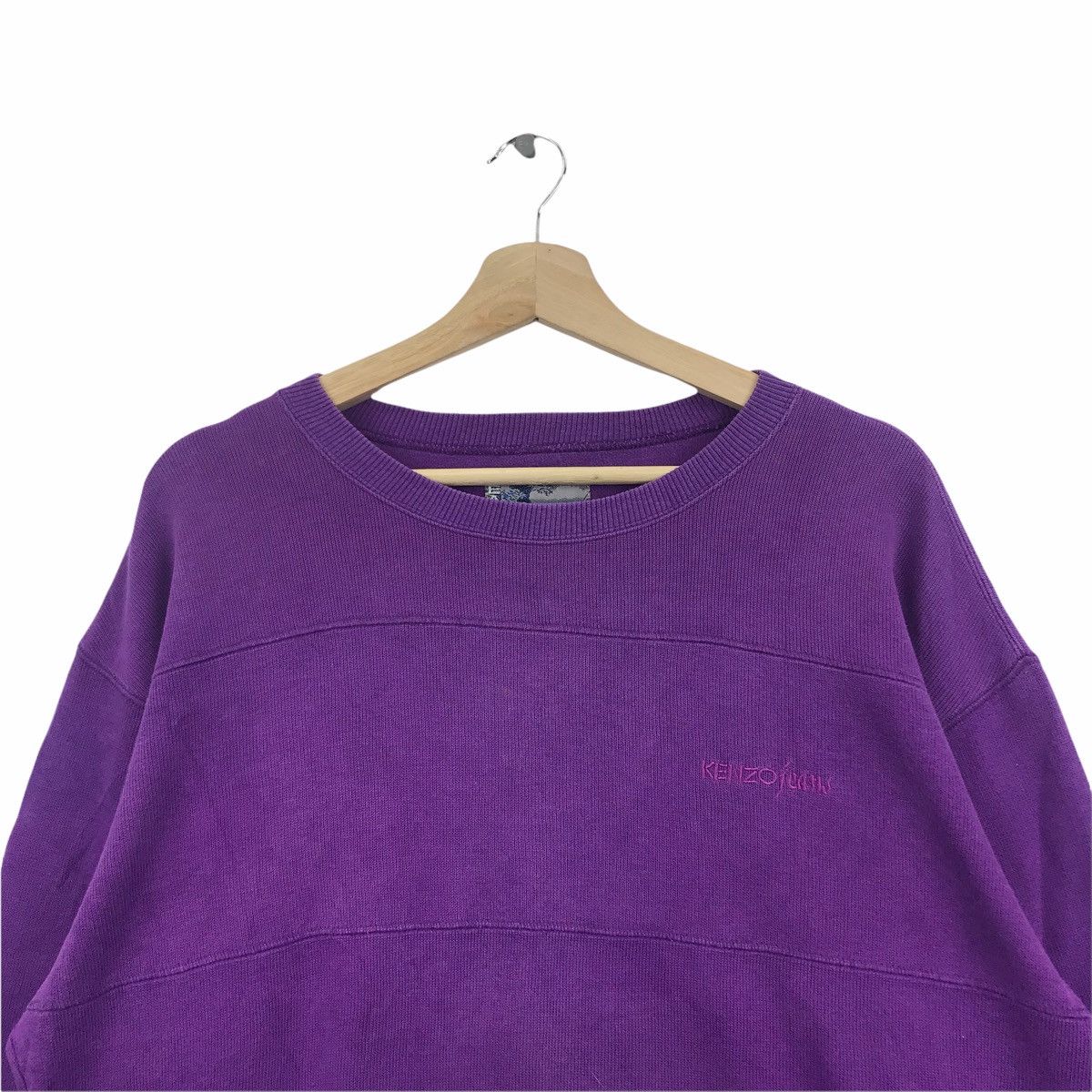 Kenzo KENZO JEANS French Designer Purple Sweatshirt Size US M / EU 48-50 / 2 - 3 Thumbnail