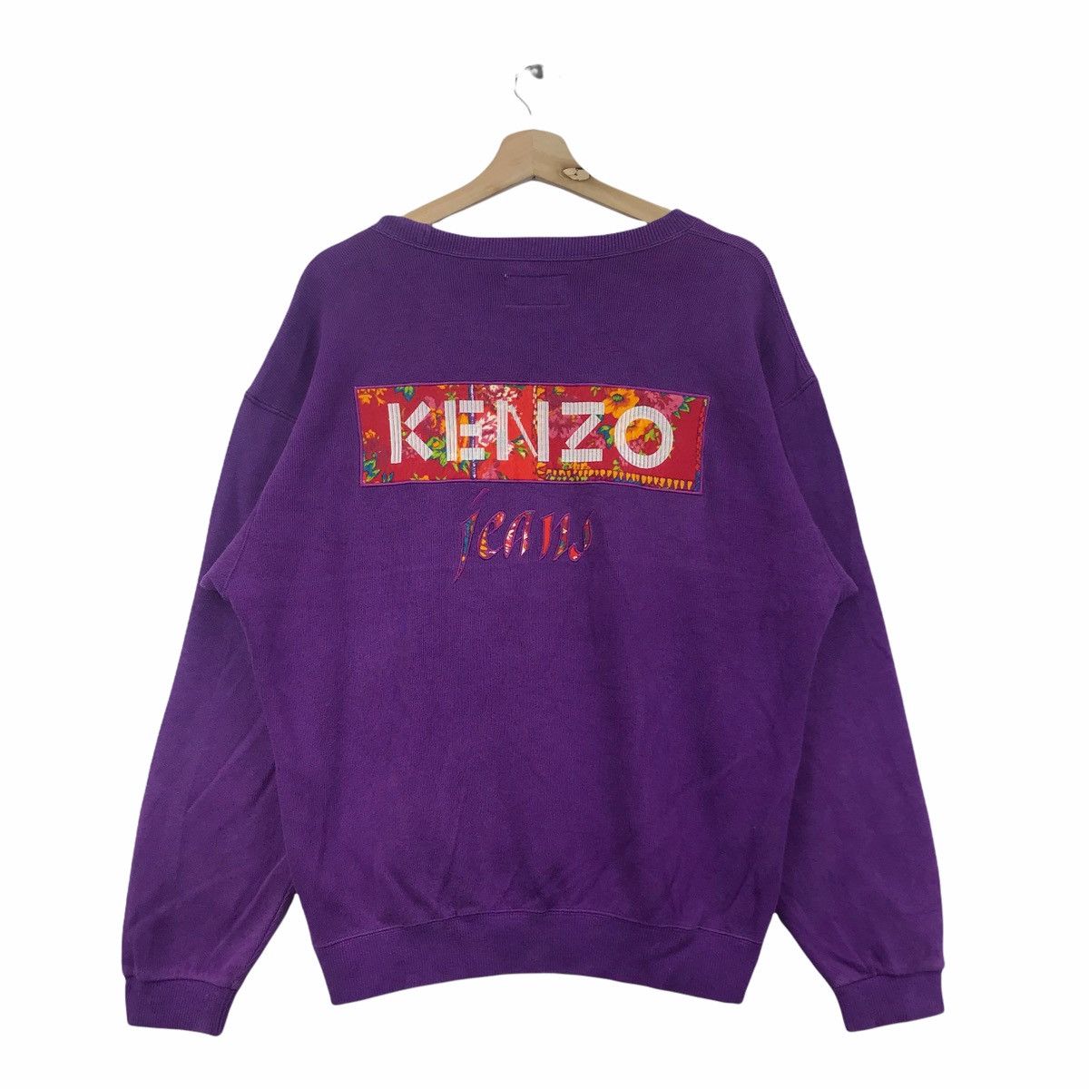 Kenzo KENZO JEANS French Designer Purple Sweatshirt Size US M / EU 48-50 / 2 - 1 Thumbnail