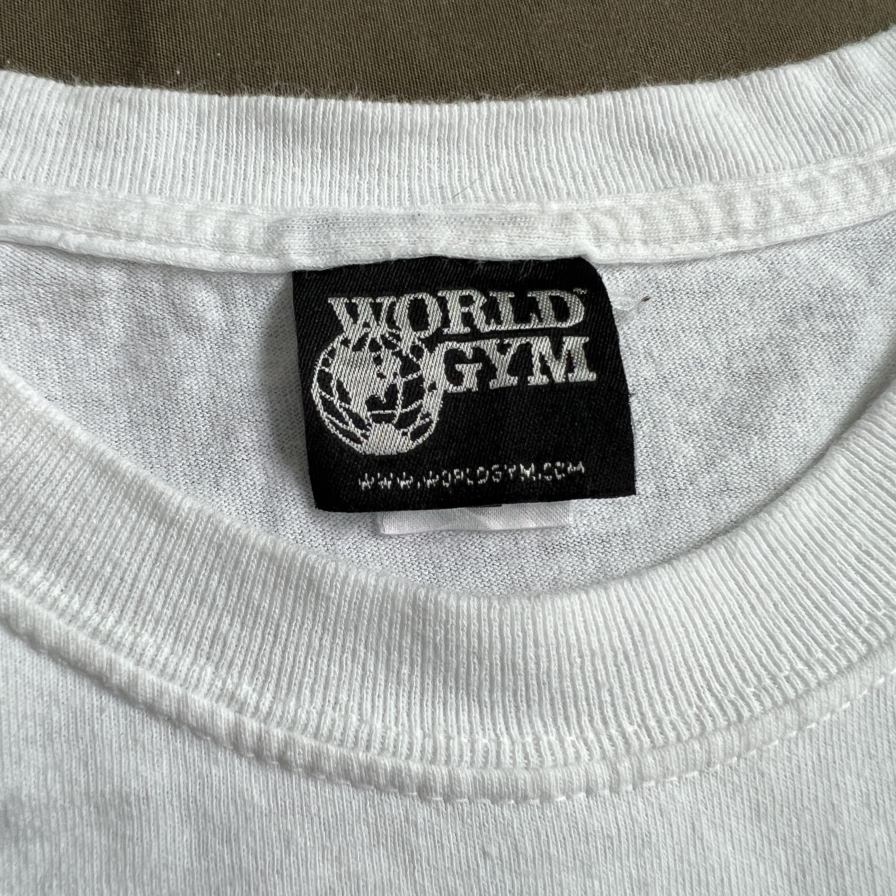 Vintage Vintage Y2K World Gym Fitness Promo Tee Shirt XL Size US XL / EU 56 / 4 - 3 Thumbnail
