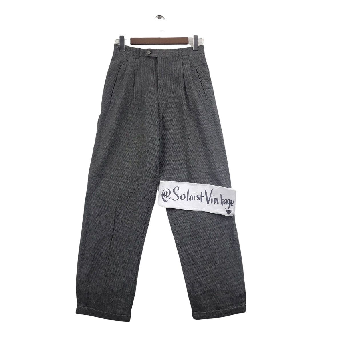 Kenzo KENZO JEANS France Brand Straight Cut Wool Trousers Pant Size US 27 - 1 Thumbnail