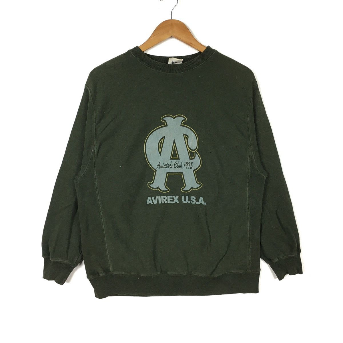 Avirex UNITED STATES Of AVIREX Usa Army Aviator’s Club Sweatshirt Size US L / EU 52-54 / 3 - 1 Thumbnail