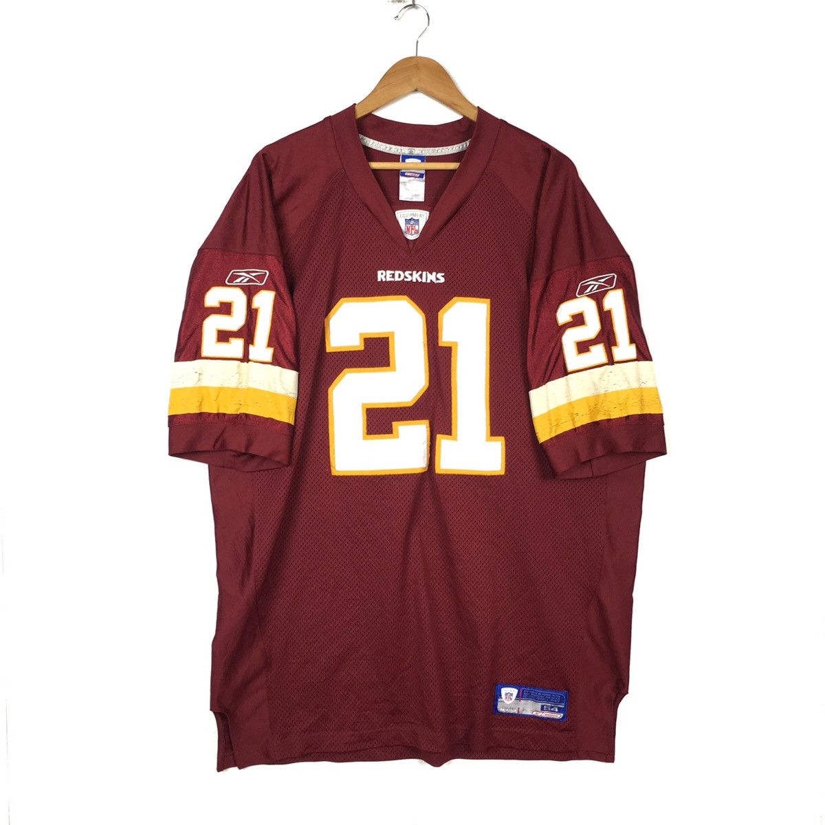 NFL REDSKINS SMOOT #21 NFL REEBOK Football League Red Jersey Size US L / EU 52-54 / 3 - 1 Thumbnail