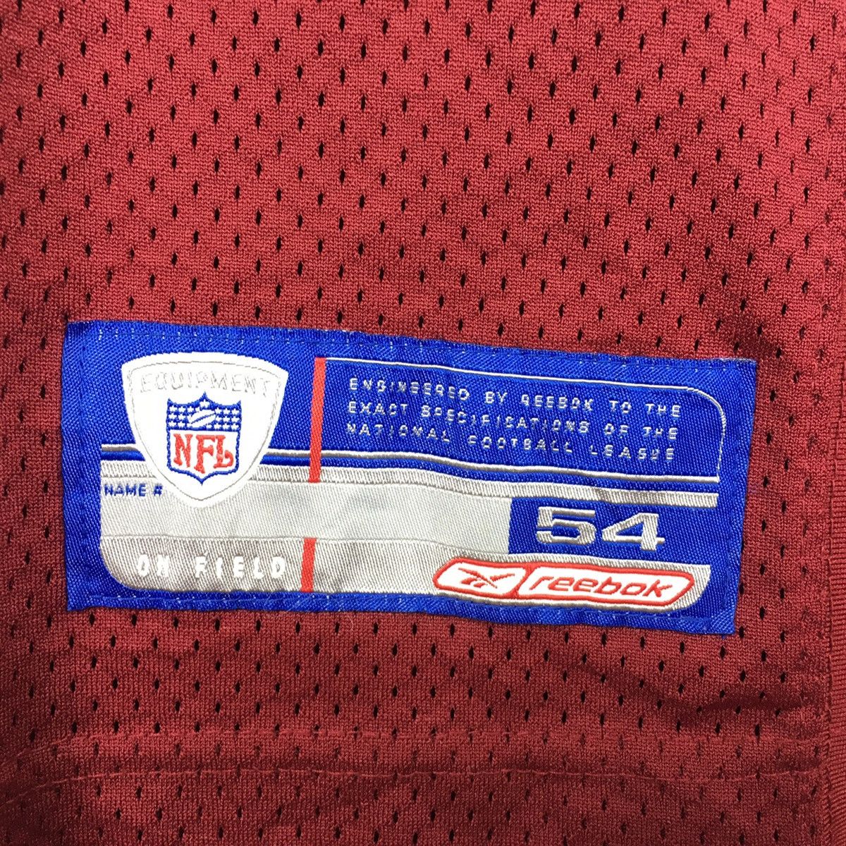 NFL REDSKINS SMOOT #21 NFL REEBOK Football League Red Jersey Size US L / EU 52-54 / 3 - 4 Thumbnail
