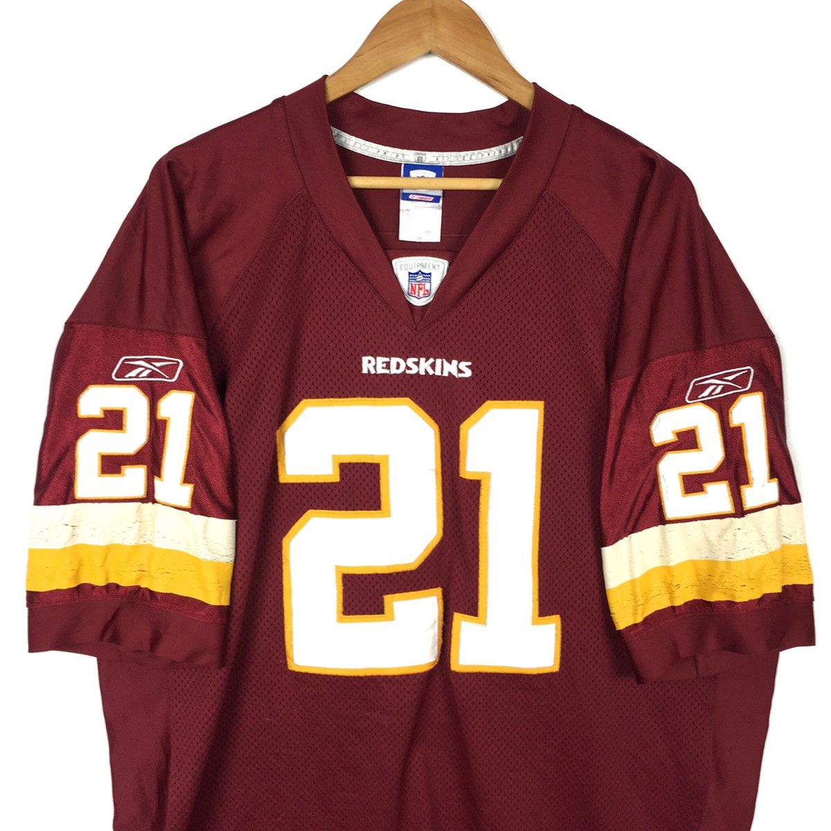 NFL REDSKINS SMOOT #21 NFL REEBOK Football League Red Jersey Size US L / EU 52-54 / 3 - 2 Thumbnail