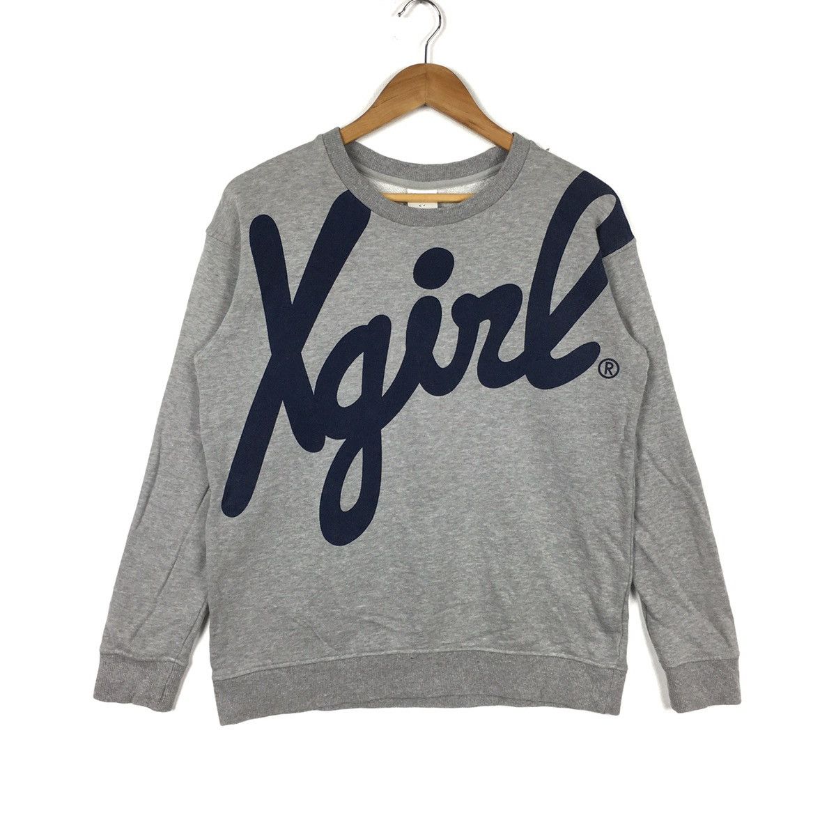 Vintage XGIRL SKATEBOARD STREETWEAR X-Girl Sweatshirt Big Print Size US M / EU 48-50 / 2 - 1 Thumbnail