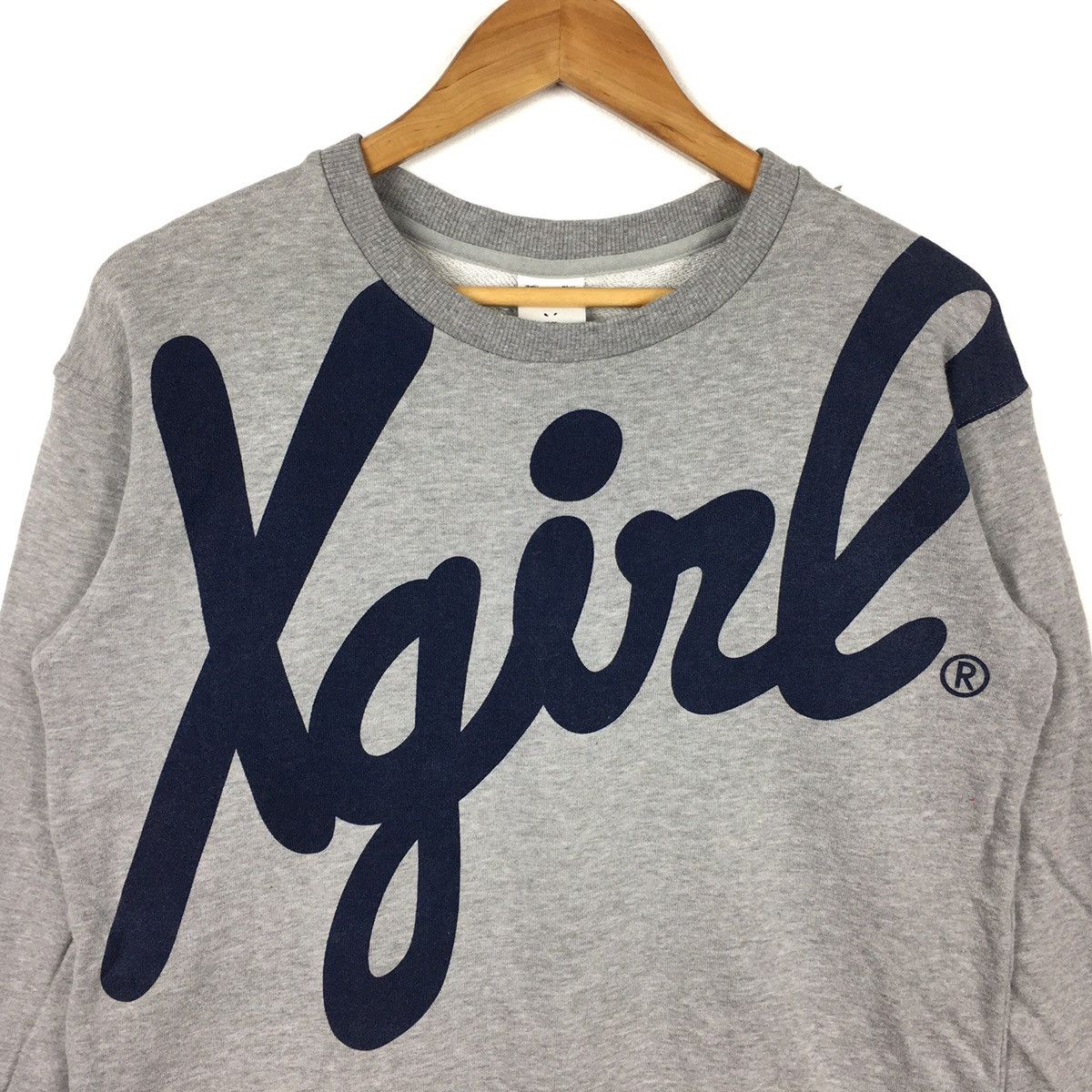 Vintage XGIRL SKATEBOARD STREETWEAR X-Girl Sweatshirt Big Print Size US M / EU 48-50 / 2 - 2 Thumbnail